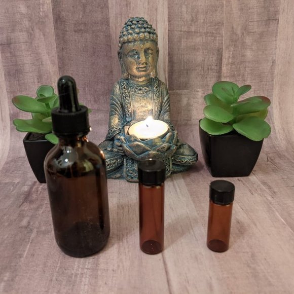 Aveda Shampure Spirit Oil in Amber Glass Vial w/Dropper Pure-Fume JUMBO 2 fl oz!